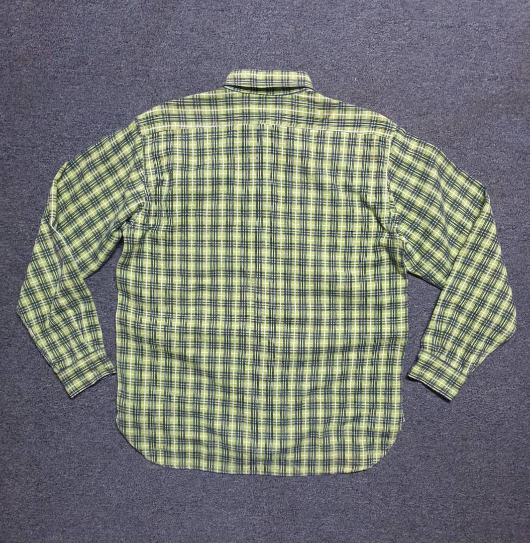 Sugar Cane 💥Sugarcane green colour checkered japan shirt Size US L / EU 52-54 / 3 - 9 Thumbnail