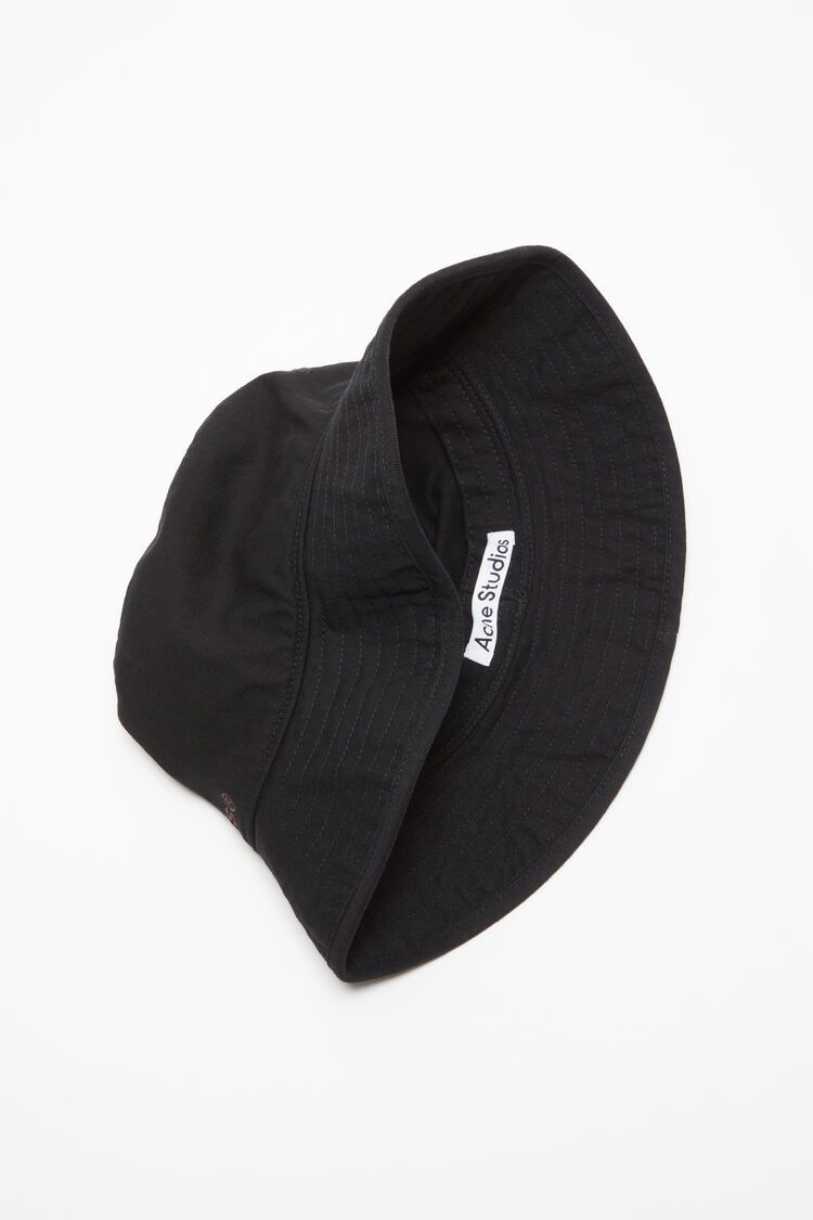 Acne Studios o1mle1224 Unisex Size : OS/ Brimmo Twill Hat / Cap in Black Size ONE SIZE - 3 Thumbnail
