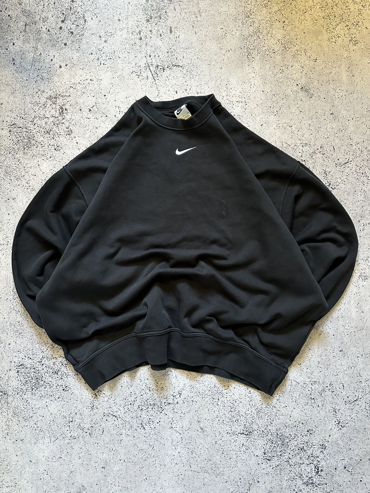 Nike Vintage Nike Center Swoosh Baggy Oversized Sweatshirt Y2K Size US XL / EU 56 / 4 - 1 Thumbnail