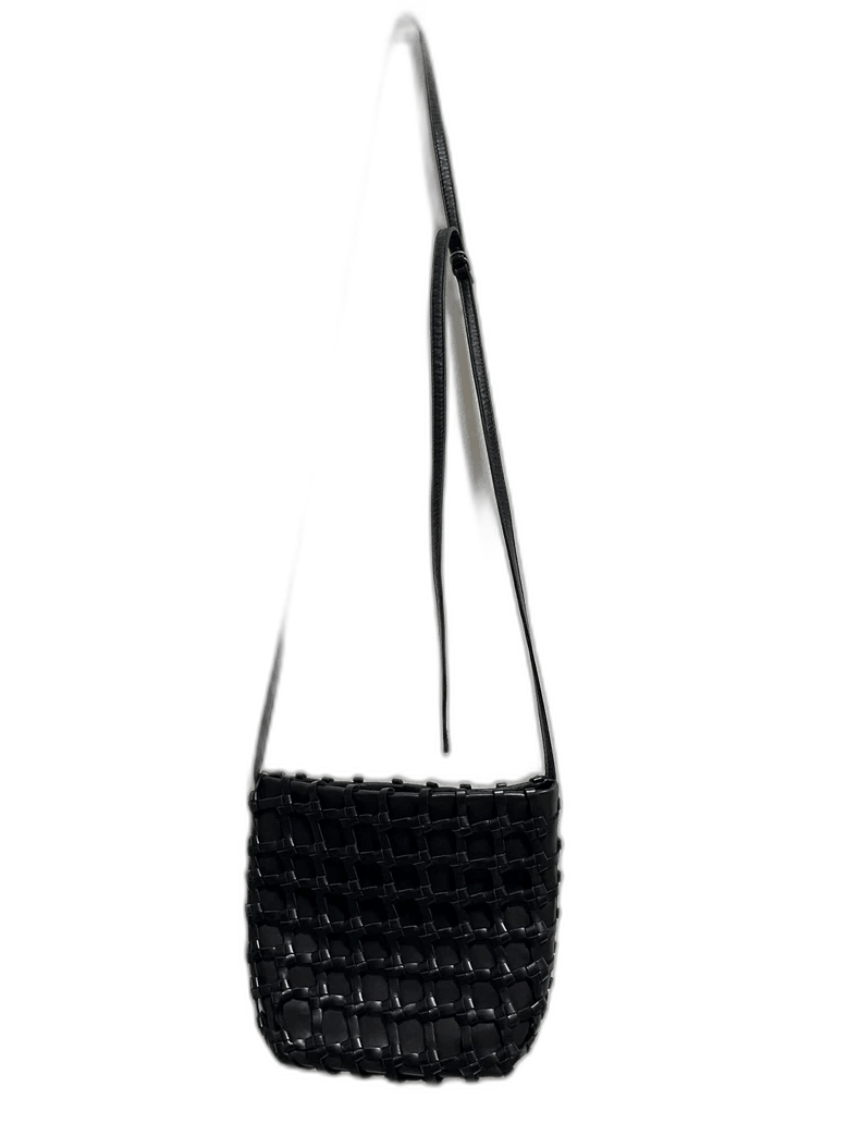 Ann Demeulemeester Ann Demeulemeester Woven Shoulder Bag Black Size ONE SIZE - 1 Thumbnail