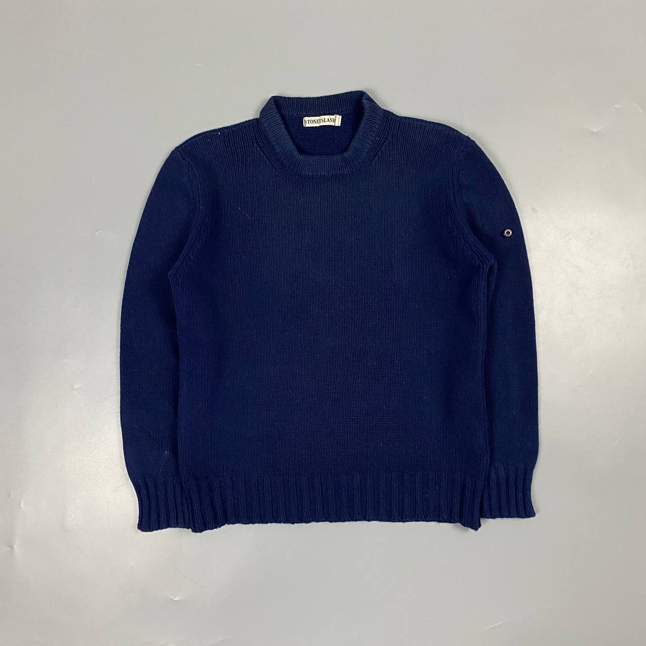 Stone Island Stone Island Vintage Rare Sweater Wool Large 1999 Size US XL / EU 56 / 4 - 1 Thumbnail