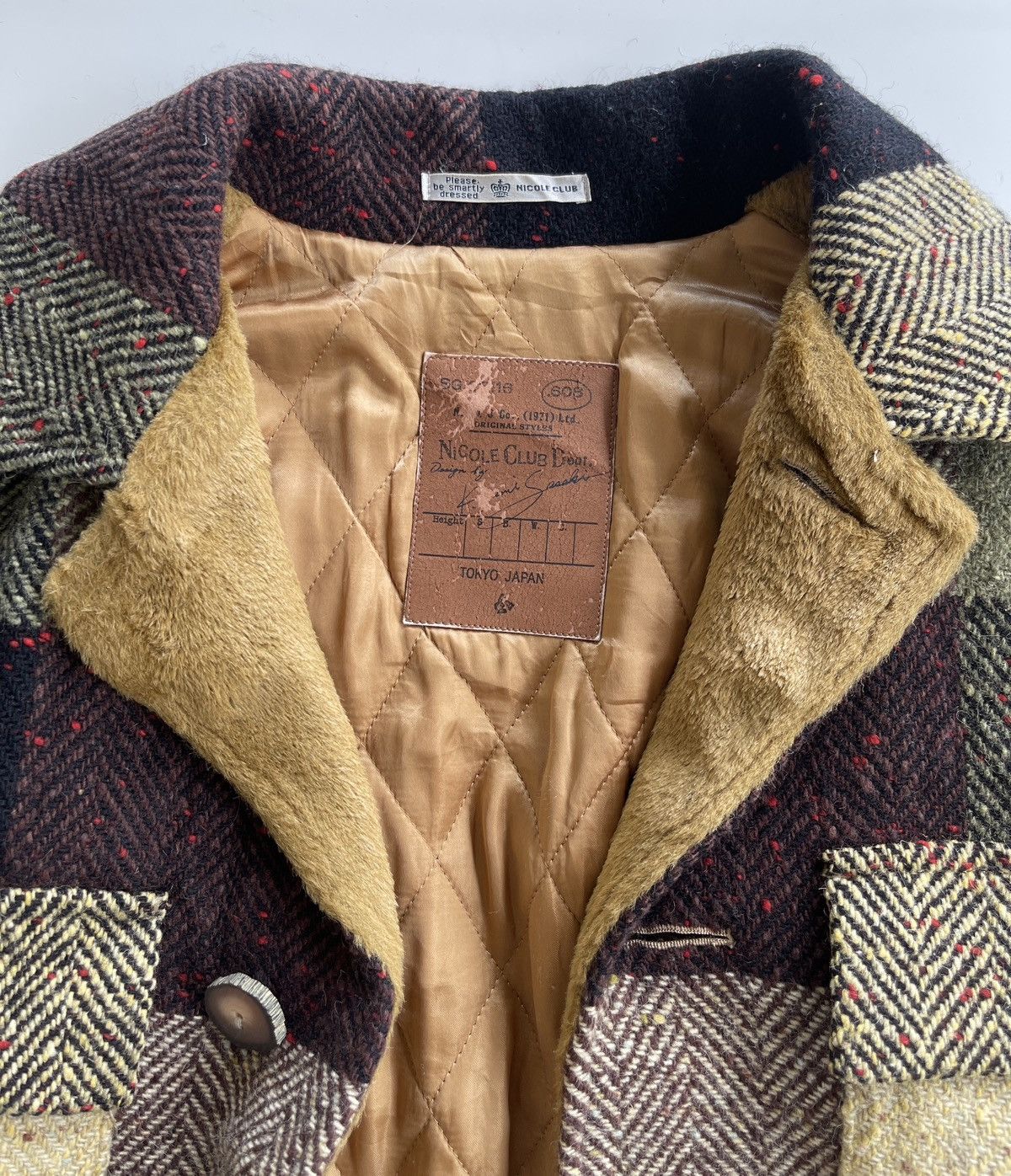 Nicole Club RARE! Nicole Club X Kagumi Sasaki Patchwork Quilted Jacket Size US L / EU 52-54 / 3 - 11 Thumbnail