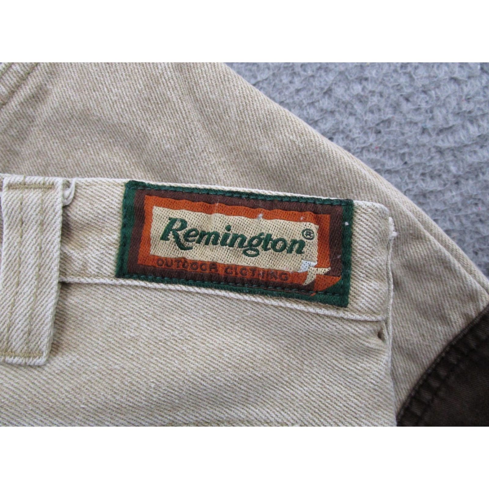 Vintage Remington Pants Mens 36x28 Chino Brown Cotton Regular Straight Outdoor Pockets Read Size US 36 / EU 52 - 5 Thumbnail