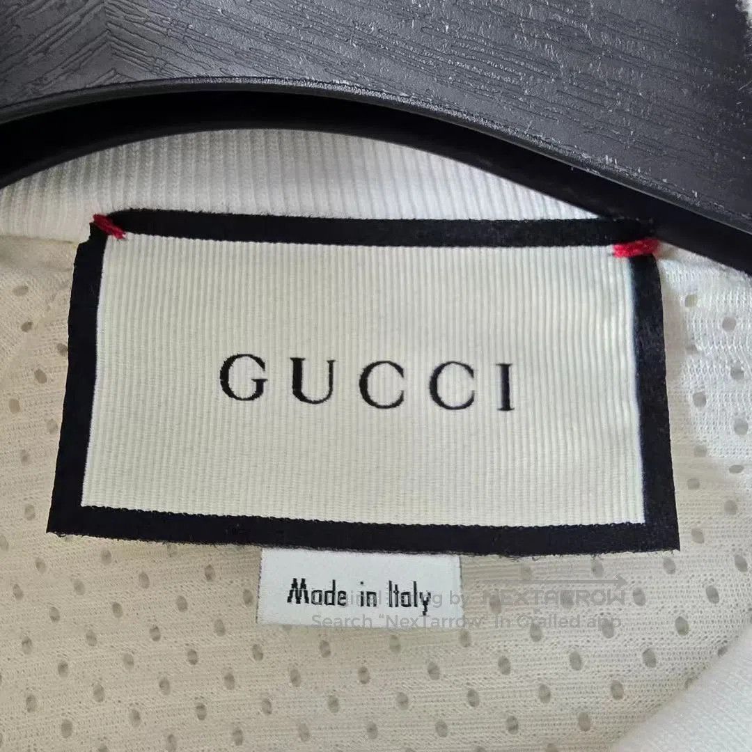 Gucci Gucci Web Stripe Knit Zip Jacket Men's White. Size US M / EU 48-50 / 2 - 4 Thumbnail