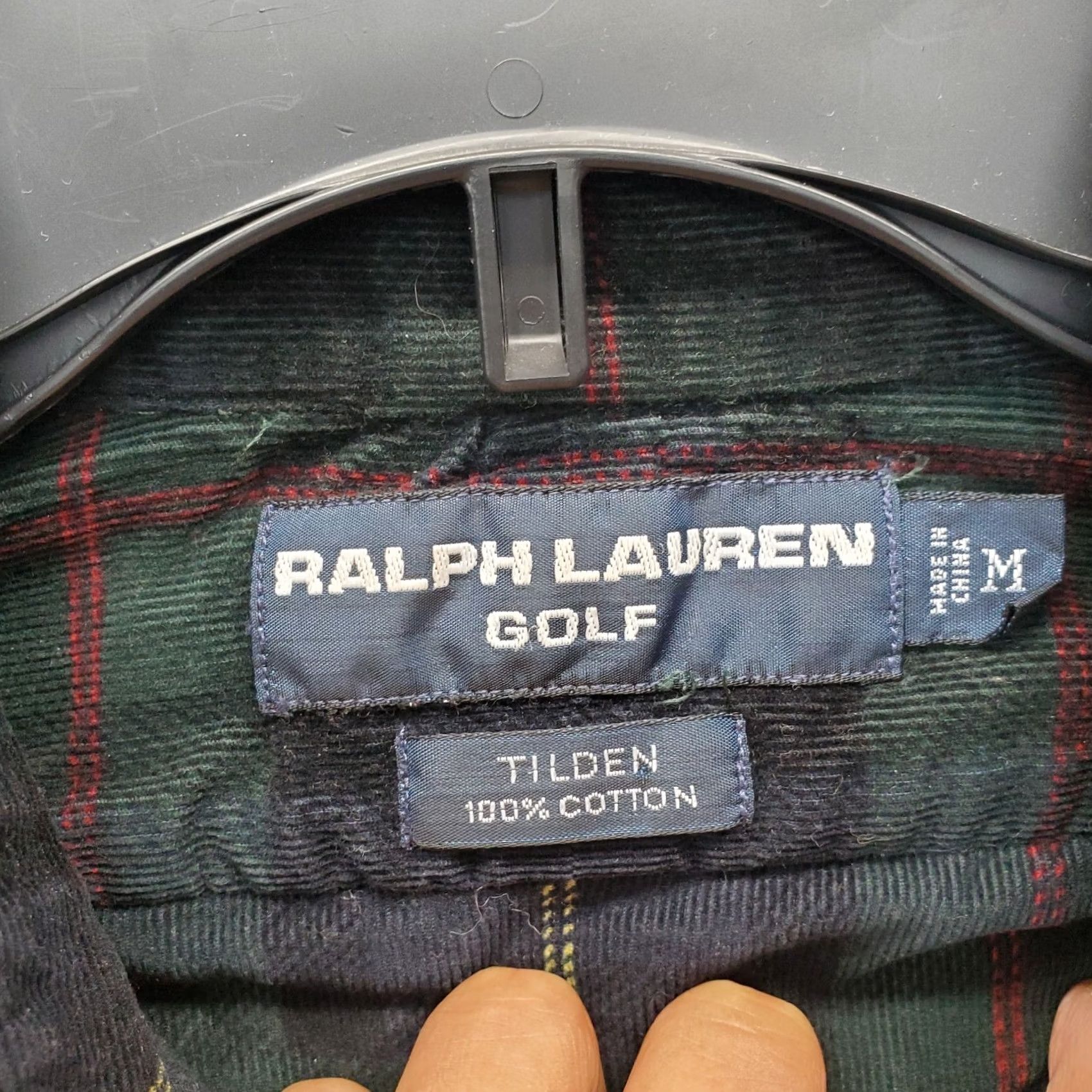 Ralph Lauren Ralph Lauren Golf Shirt Men Size M Multi Plaid Corduroy Long Sleeve Button Up Size US M / EU 48-50 / 2 - 5 Thumbnail
