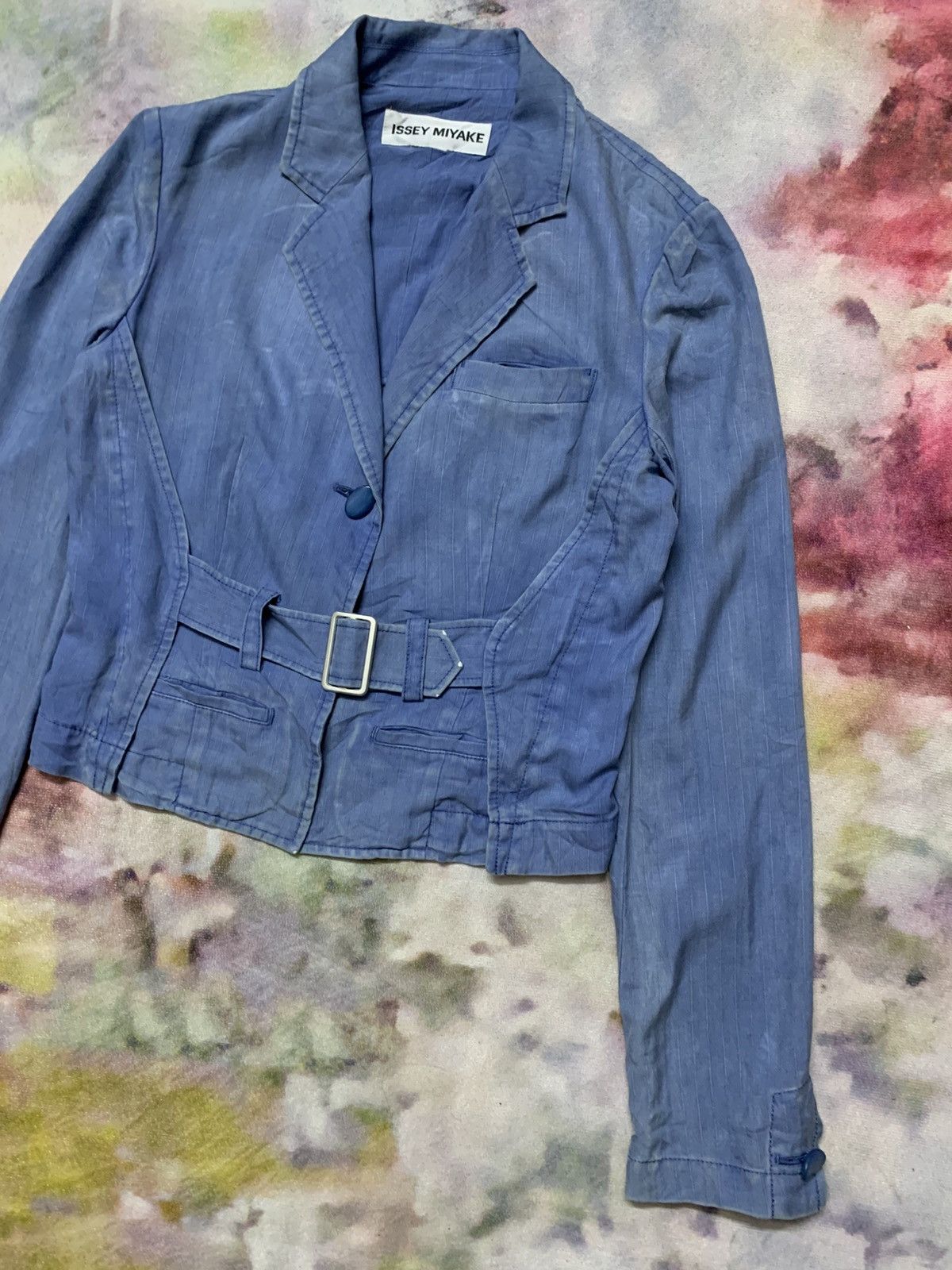 Issey Miyake Vintage ISSEY MIYAKE Cropped Coat Size S / US 4 / IT 40 - 4 Thumbnail