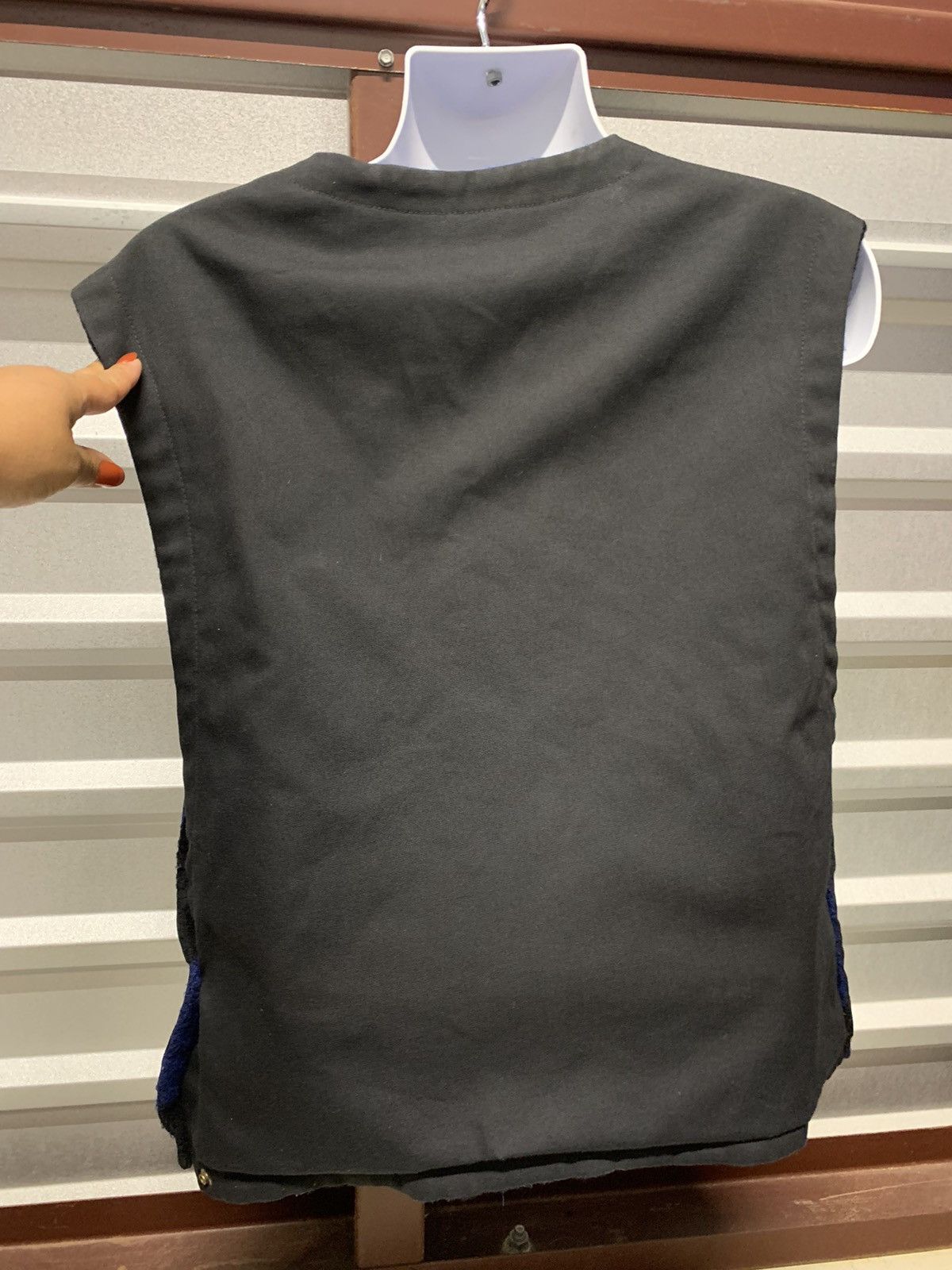 Vintage Reversible snap button Vest Size US L / EU 52-54 / 3 - 8 Thumbnail