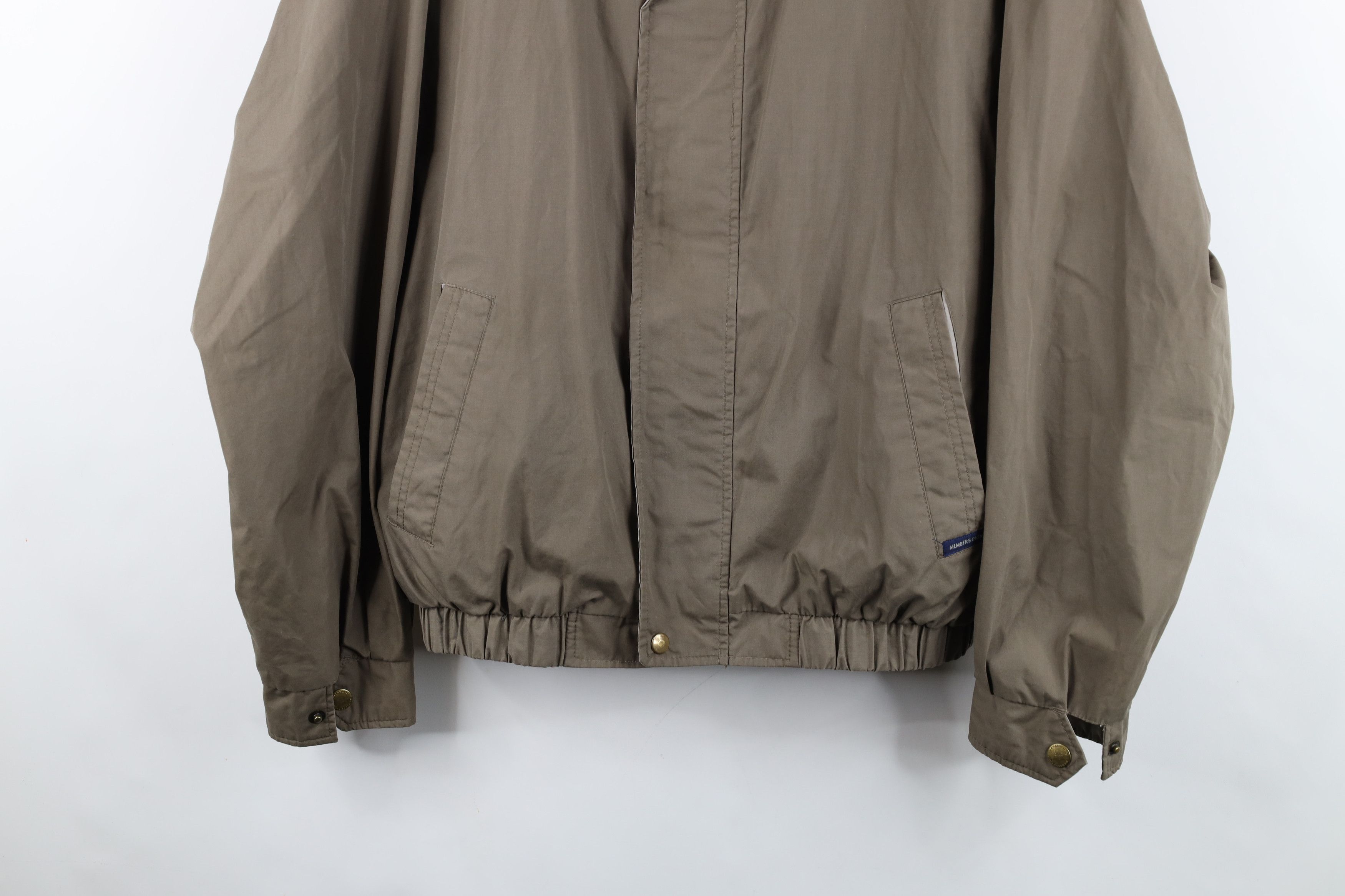 Vintage Vintage 90s Members Only Full Zip Windbreaker Bomber Jacket Size US L / EU 52-54 / 3 - 3 Thumbnail