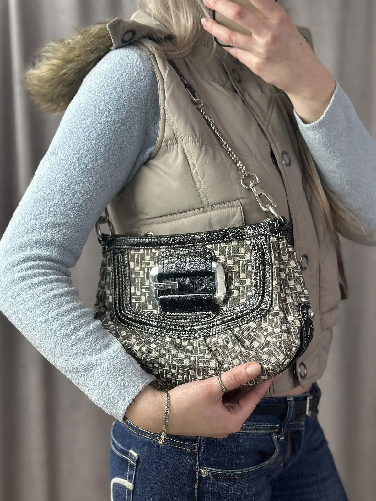Diesel Avantgarde Vintage Leather Guess Bag Clutch Shoulder Diesel Size ONE SIZE - 6 Thumbnail
