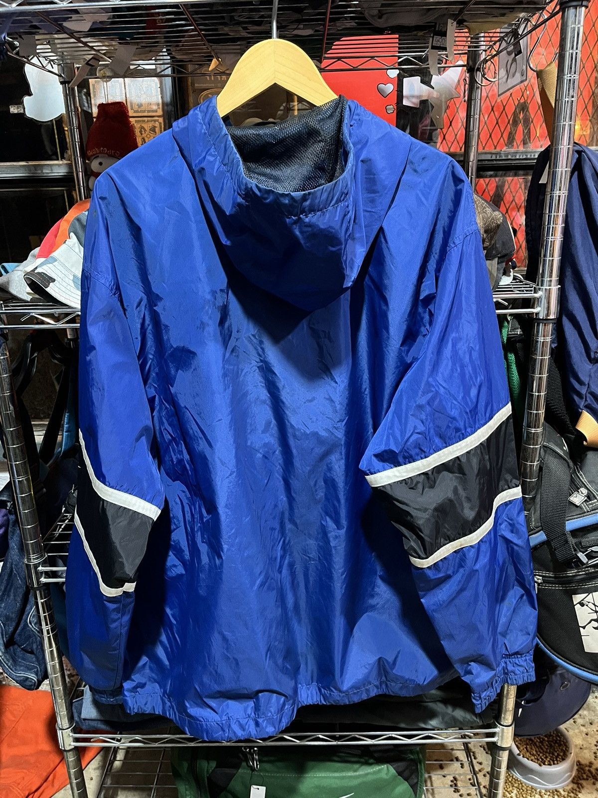 Nike × Vintage Nike Swoosh Half Zip Hoodie Jacket 90s Size US XL / EU 56 / 4 - 2 Thumbnail
