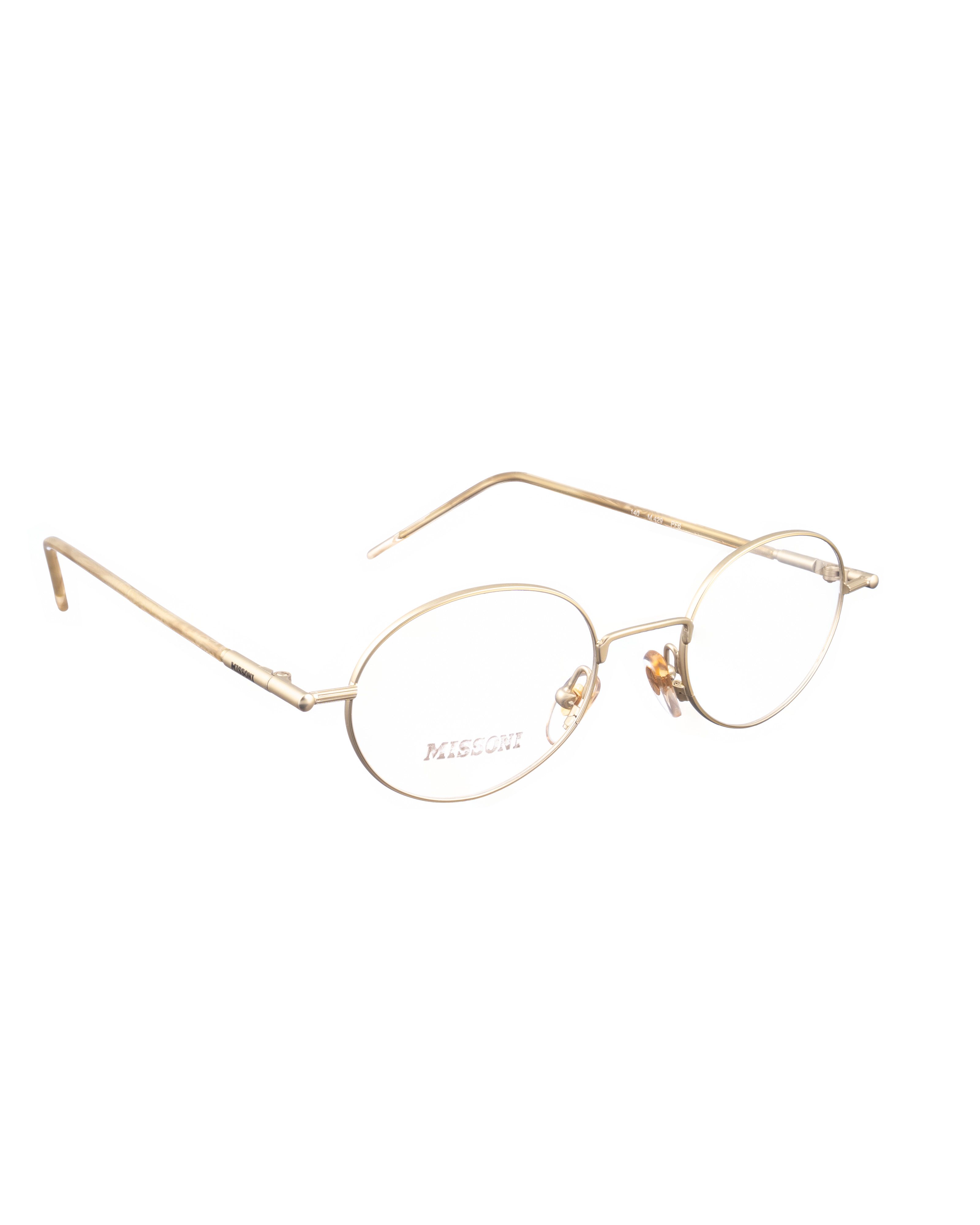 Missoni Missoni 00s Vintage Matte Blond Gold Glasses Size ONE SIZE - 2 Thumbnail