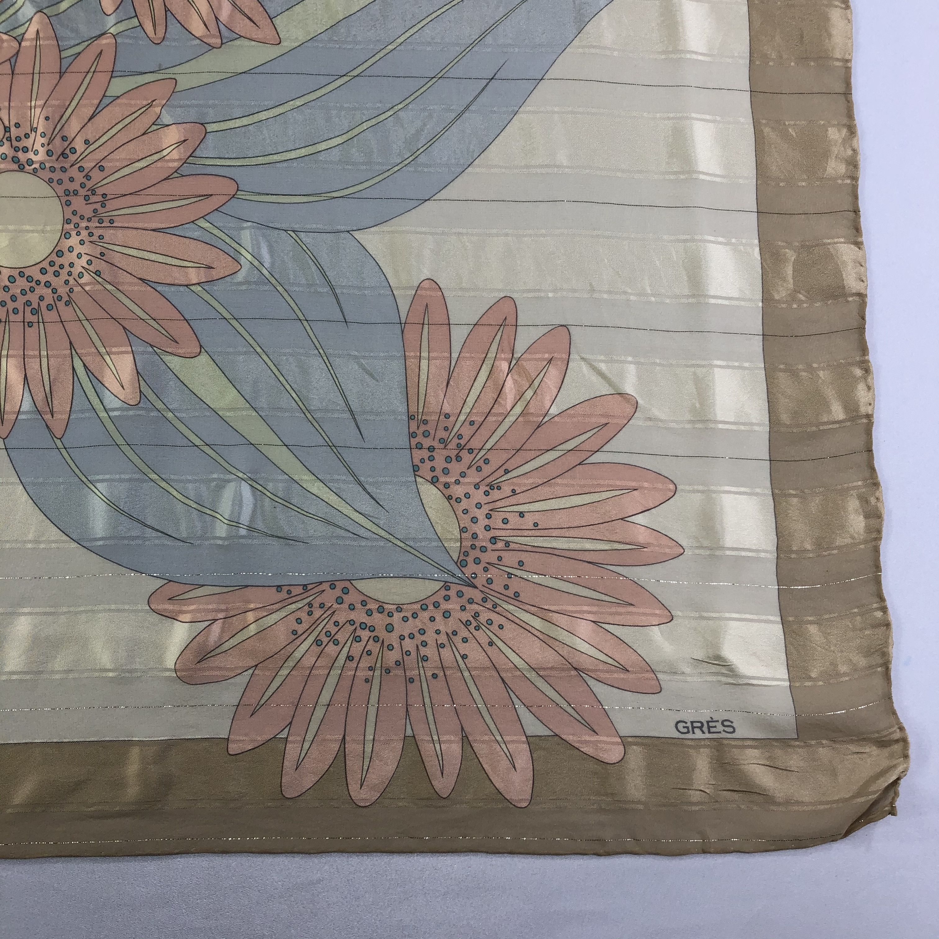 Vintage Vintage Gres Silk Scarf Size ONE SIZE - 3 Thumbnail