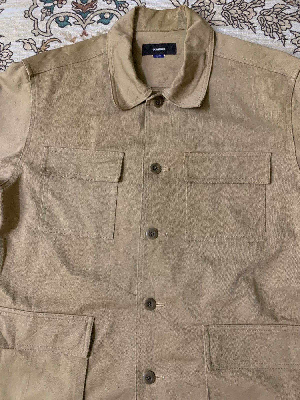Japanese Brand JAPAN BRAND CASUAL JACKET SCANNER DUCK CANVAS Size US L / EU 52-54 / 3 - 4 Thumbnail