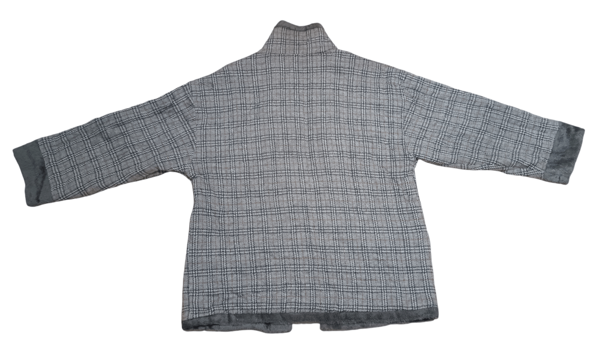 Japanese Brand TARTAN KIMONO PUFFER ROBE Size US M / EU 48-50 / 2 - 2 Thumbnail