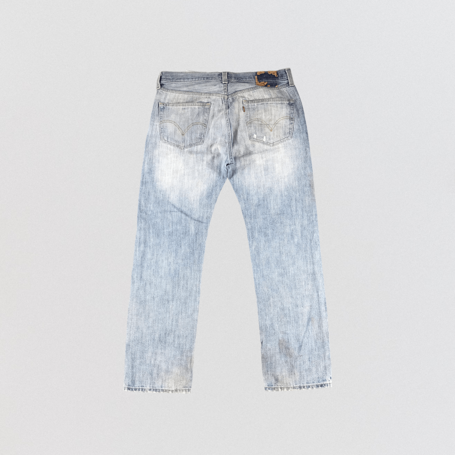 Levi's × Vintage Vintage 90s Distress Levis 501 Jeans-JM841 Size US 34 / EU 50 - 2 Thumbnail