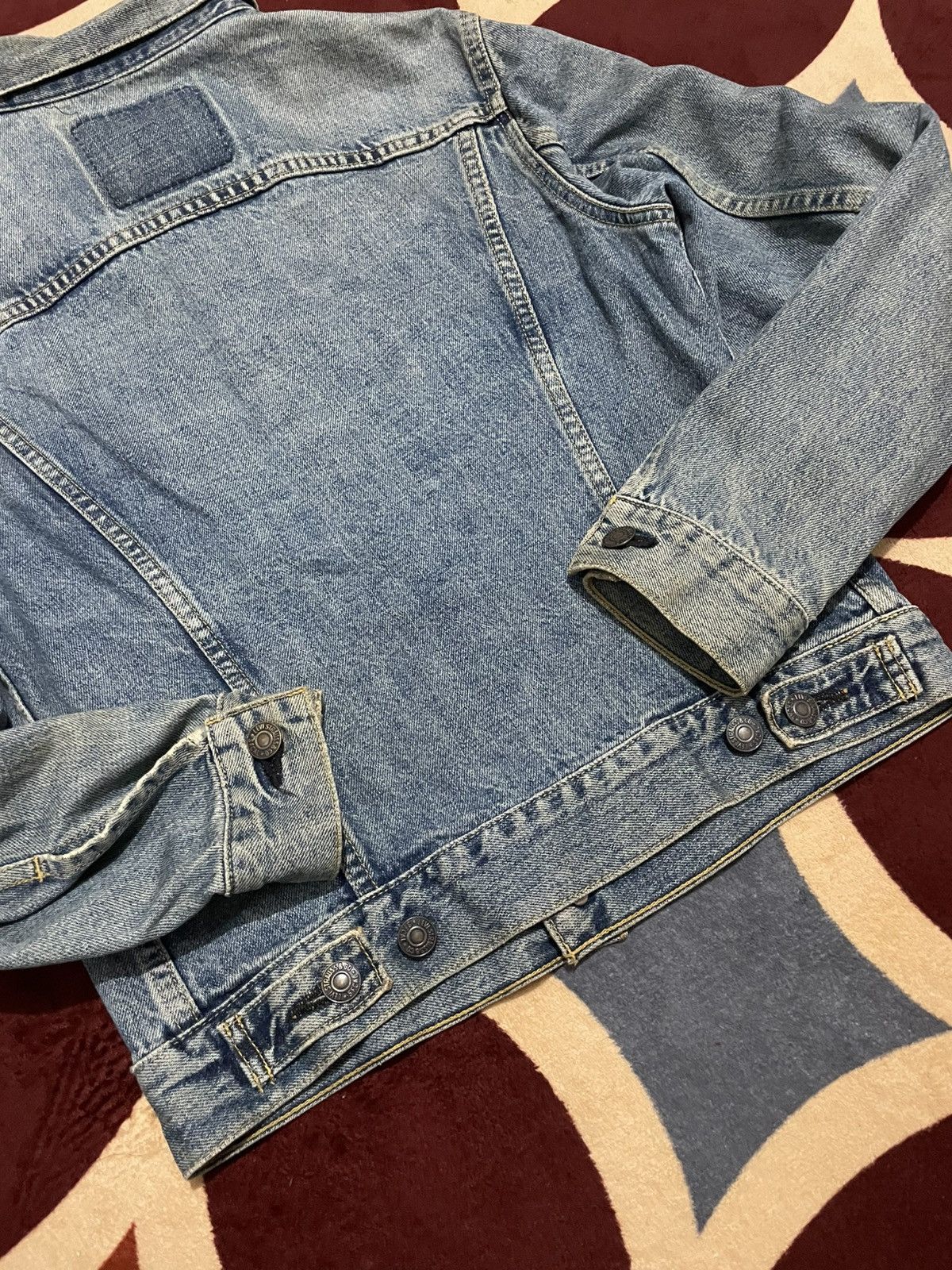 Levi's Levis Big E 71557denim Jacket Size US S / EU 44-46 / 1 - 10 Thumbnail