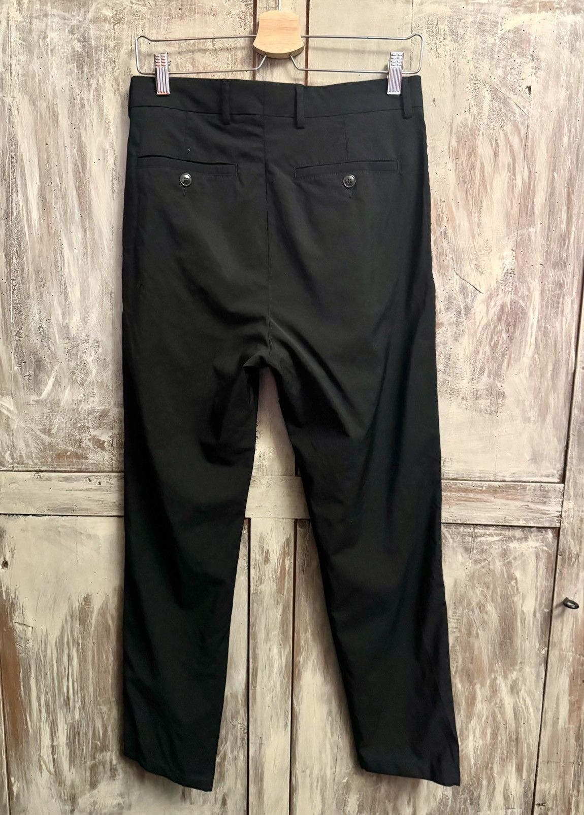 AMI Ami paris men 36 xs black wool tailored pants Size US 28 / EU 44 - 5 Thumbnail