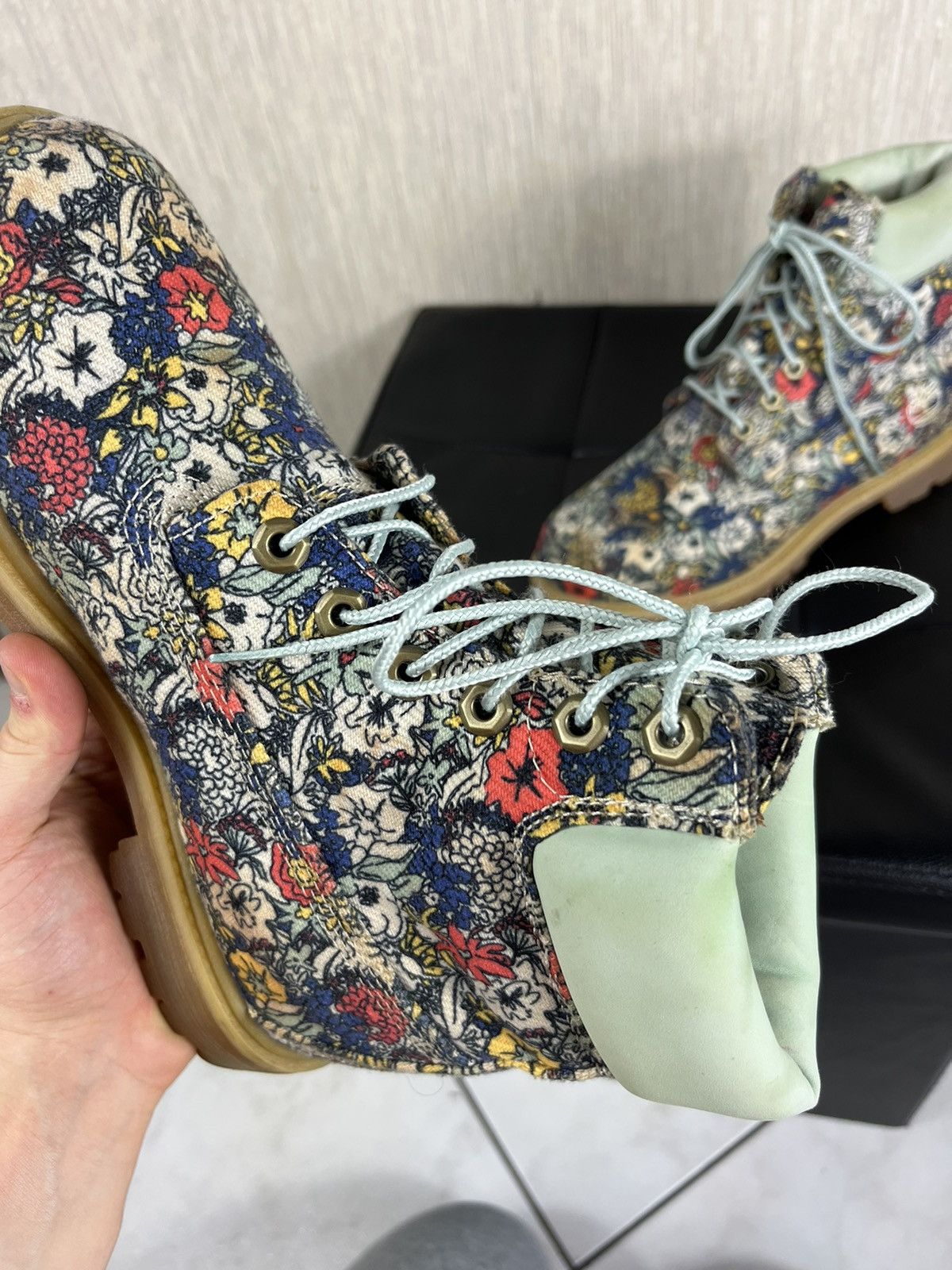 Timberland × Vintage Timberland floral boots shoes full all over print Size US 7.5 / IT 37.5 - 10 Thumbnail