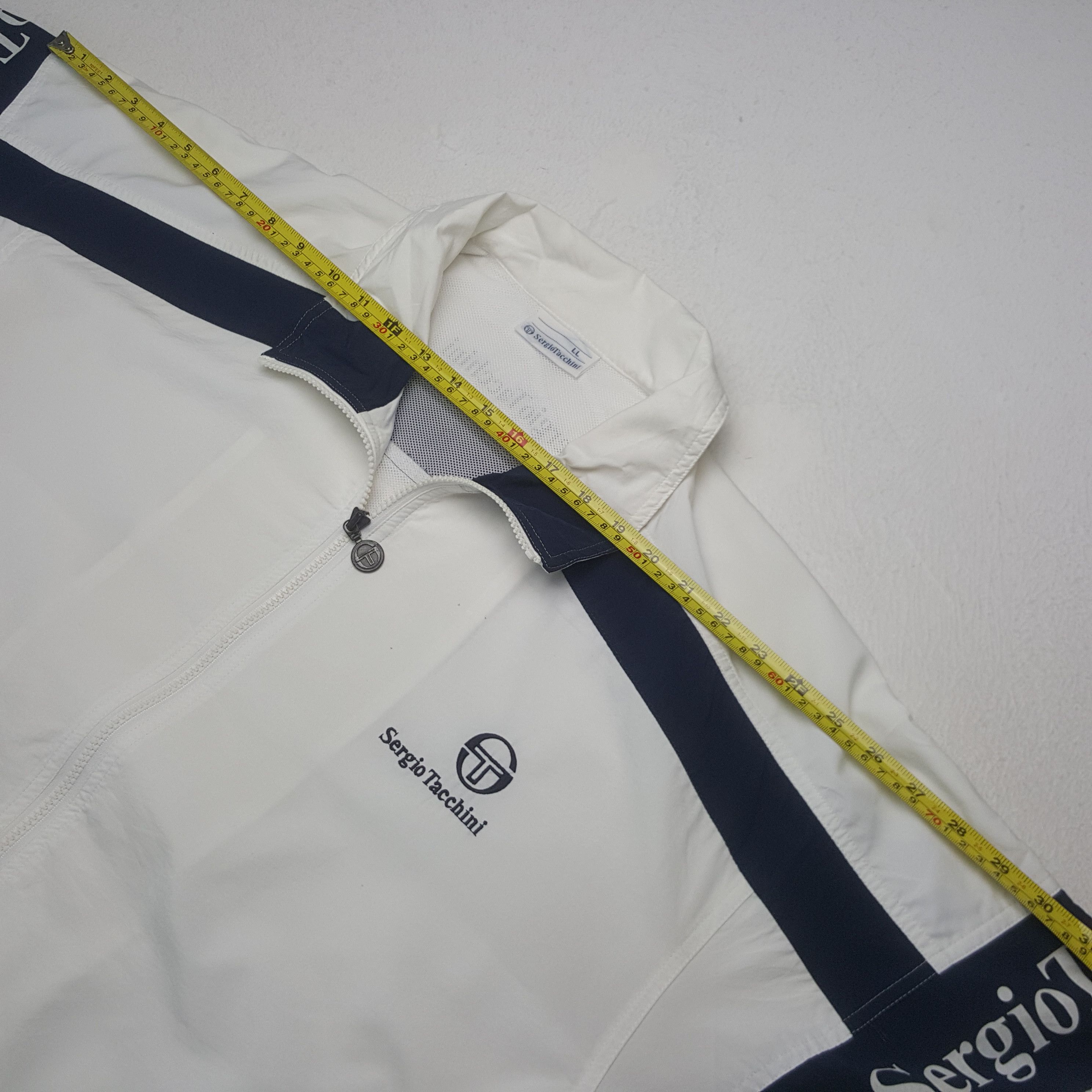 Sergio Tacchini Vintage Sergio Tachinni Tennis Windbreaker Jacket C302N17 Size US XL / EU 56 / 4 - 6 Thumbnail