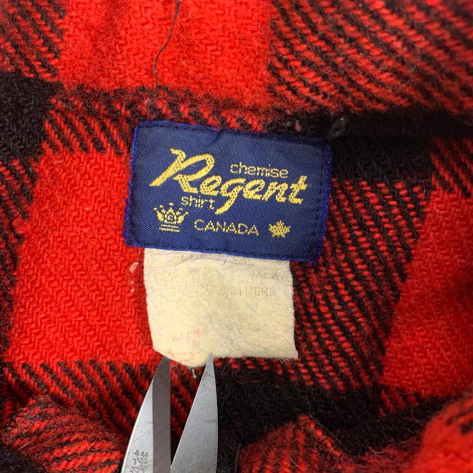 Other Buffalo Plaid Button Down Wool Jacket Regent Chemise S 70s Size US S / EU 44-46 / 1 - 3 Thumbnail