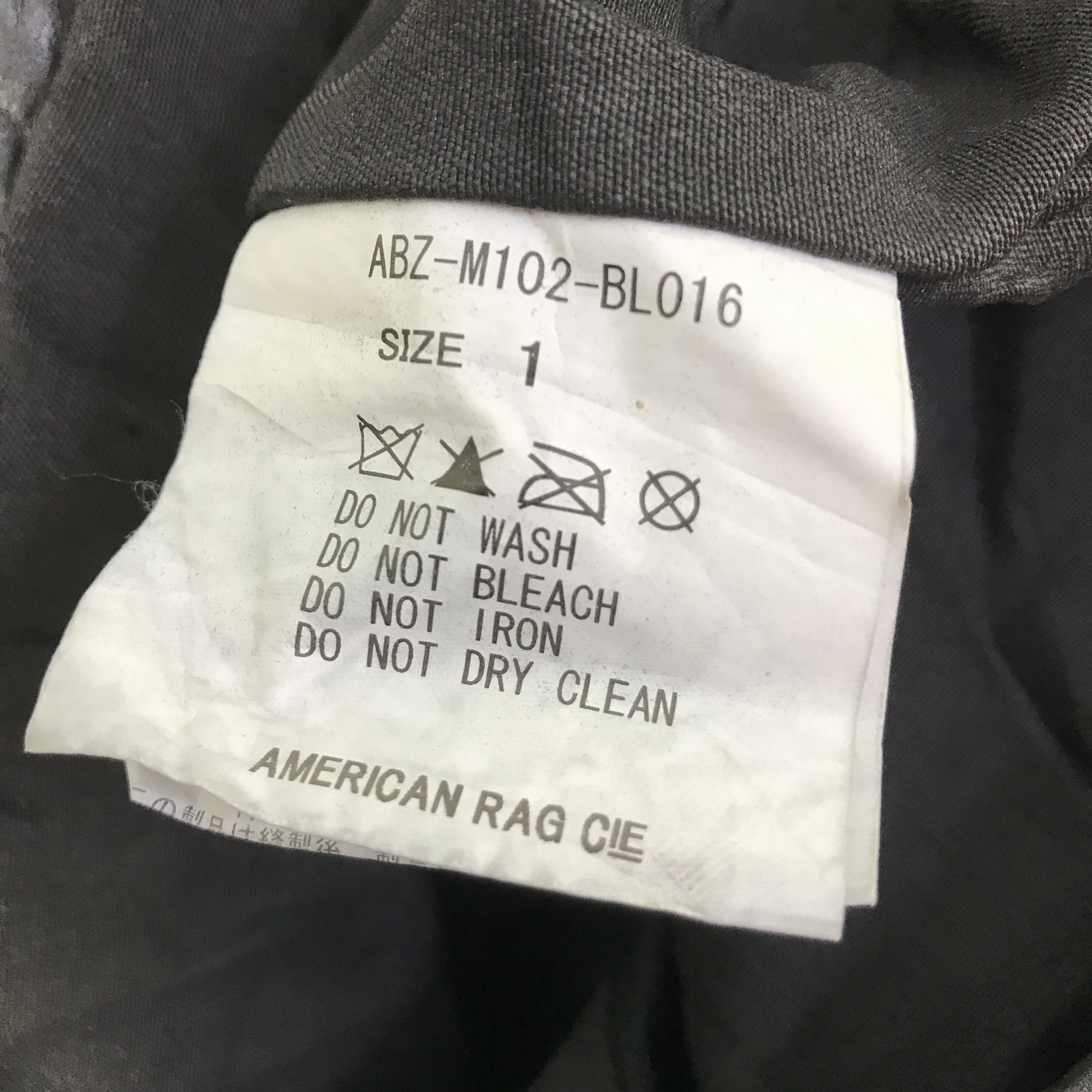 If Six Was Nine GOTHIC PUNK AMERICAN RAG CIE LEATHER JACKET K102B20 Size US S / EU 44-46 / 1 - 11 Thumbnail