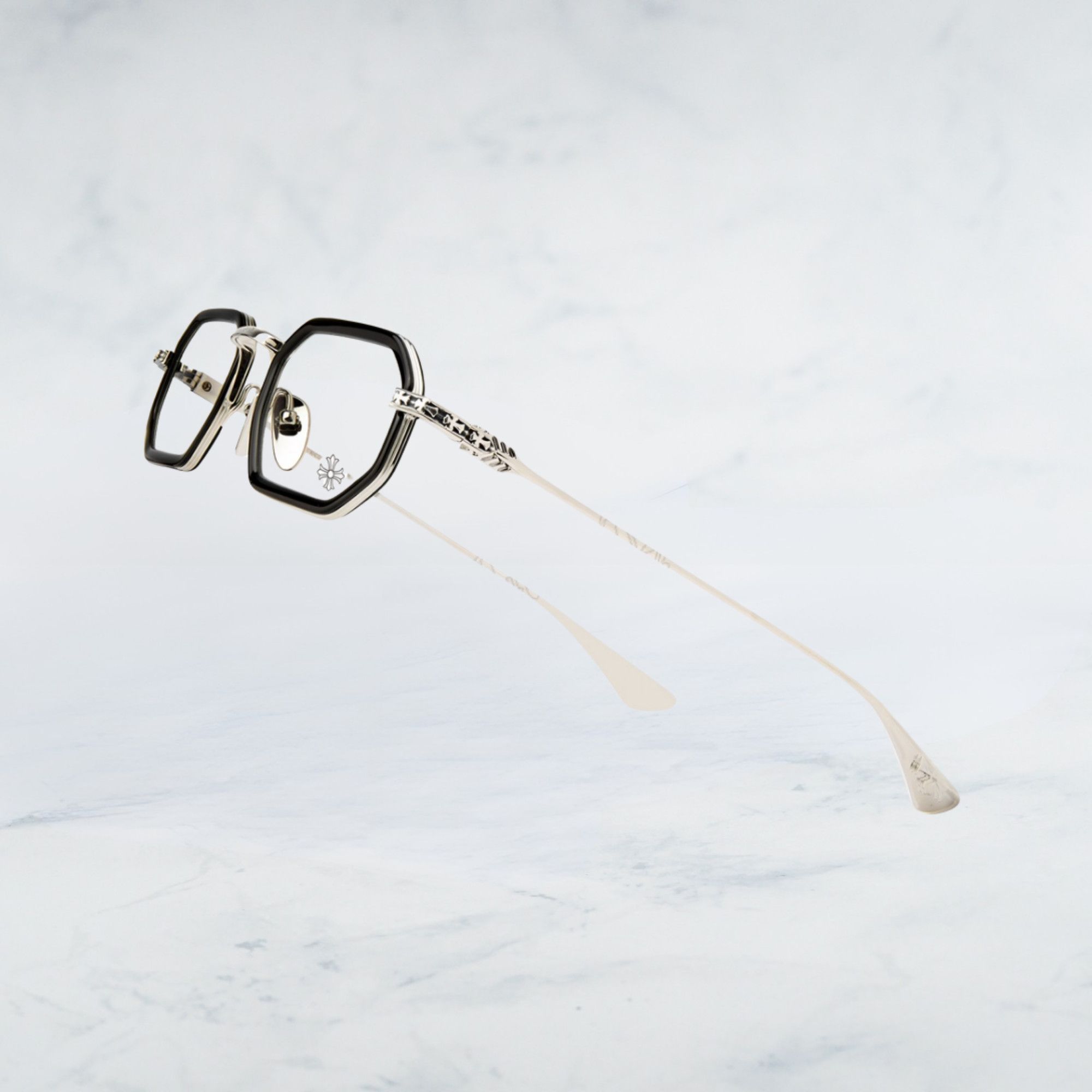Chrome Hearts CHROME HEARTS STYLIDA BLACK/SHINY SILVER Size ONE SIZE - 3 Thumbnail