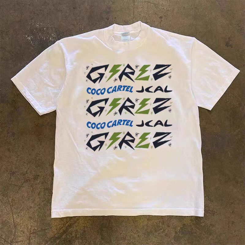 Japanese Brand White Loose Graffiti Short Sleeve T-Shirt Size US M / EU 48-50 / 2 - 1 Thumbnail
