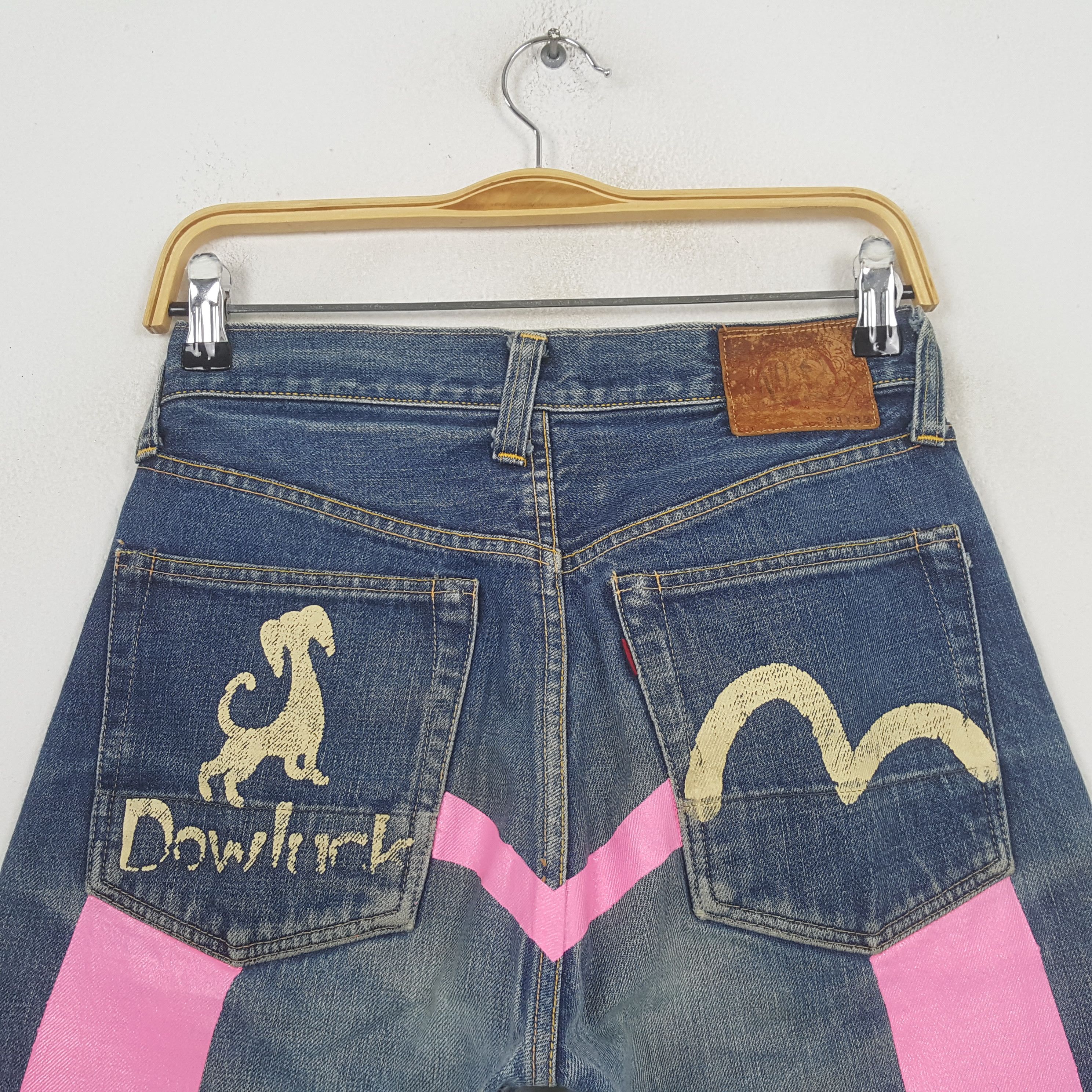 Evisu Vintage Evis Japanese Brand Daicock Custom Jeans RR28 Size US 28 / EU 44 - 2 Thumbnail
