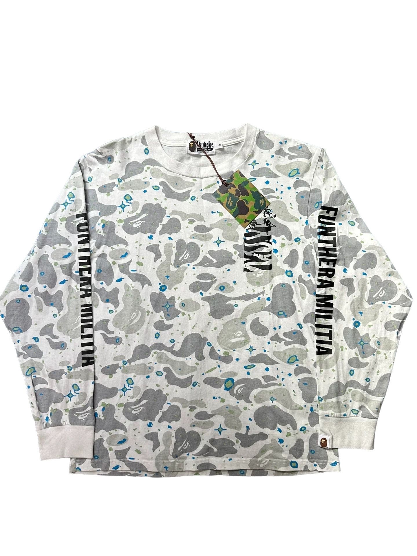 Bape A Bathing Ape Tiger Camo Long Sleeve T-Shirt Size M Size US M / EU 48-50 / 2 - 1 Thumbnail