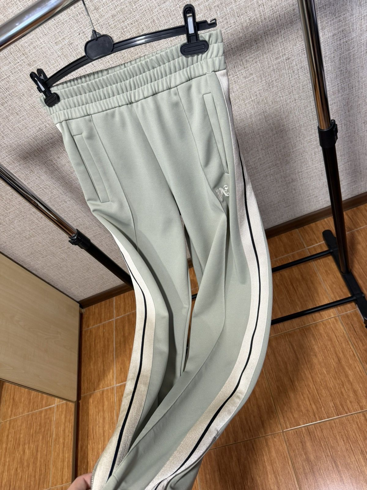 Palm Angels PALM ANGELS PA OLIVE TRACK PANTS Size US 32 / EU 48 - 5 Thumbnail