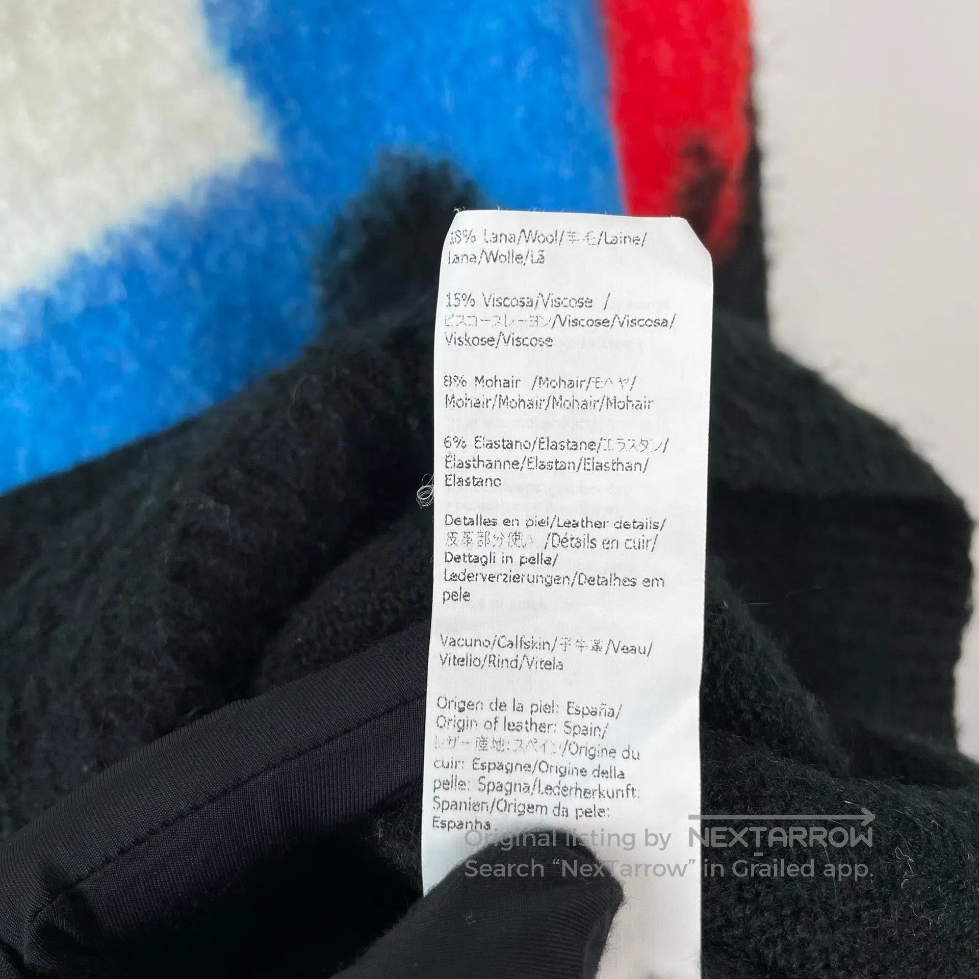 Loewe Loewe Color Block Logo Knit Round-neck Top| Size M / US 6-8 / IT 42-44 - 6 Thumbnail