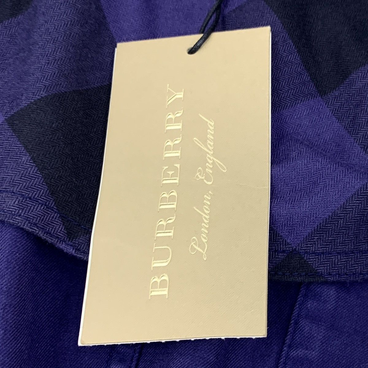 Burberry Burberry dark purple ruffled lapel washed denim jacket Size S / US 4 / IT 40 - 8 Thumbnail