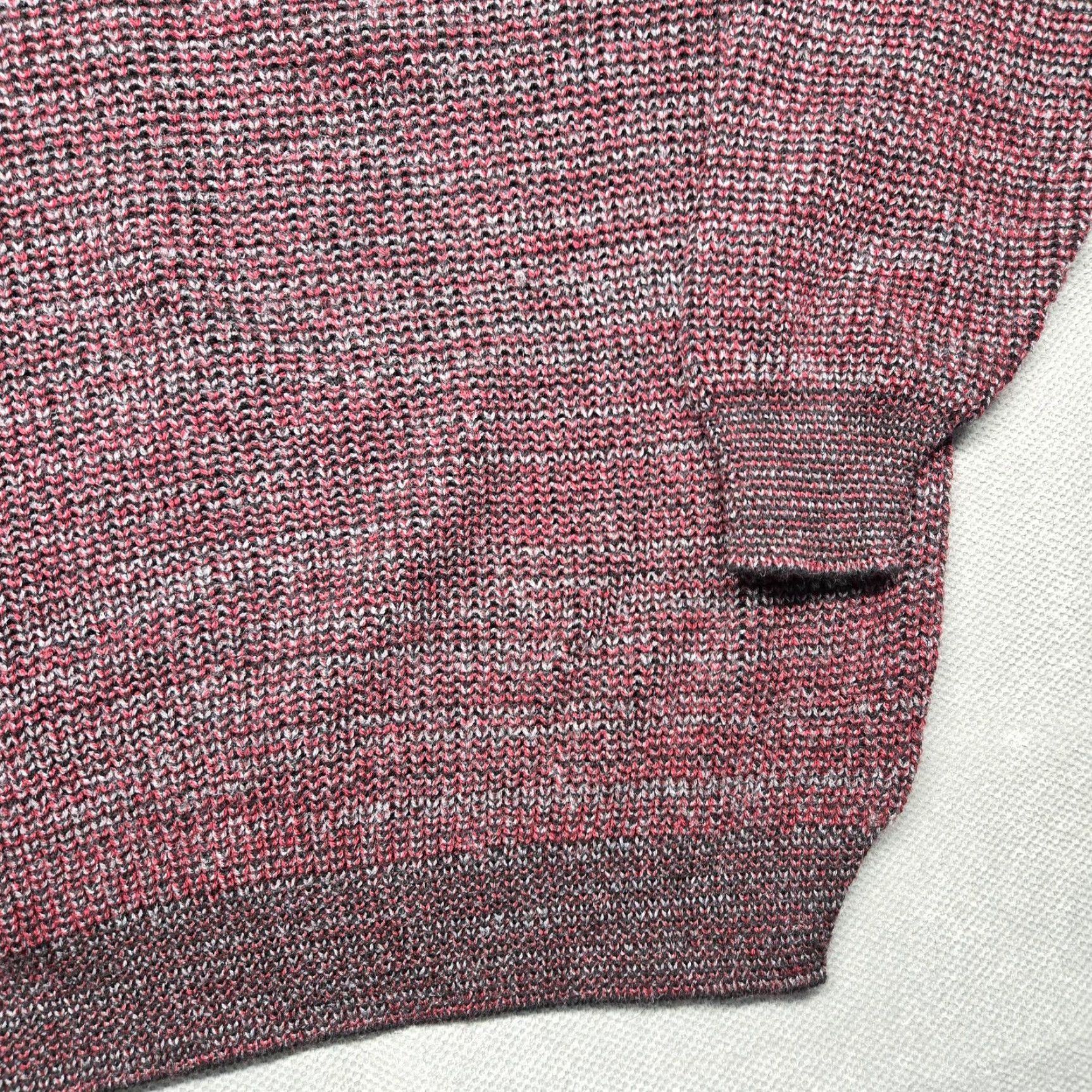 Vintage Pilgrim Sweater Mens L Red Chunky-Knit Crewneck Pullover Acrylic Made In USA Size US L / EU 52-54 / 3 - 6 Thumbnail