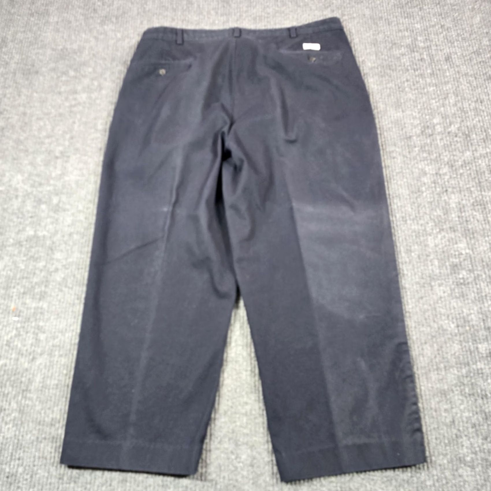 Polo Ralph Lauren Polo Ralph Lauren Pants Mens 37x24 Blue Pleated Classic Fit Chino Made USA Size US L / EU 52-54 / 3 - 3 Thumbnail