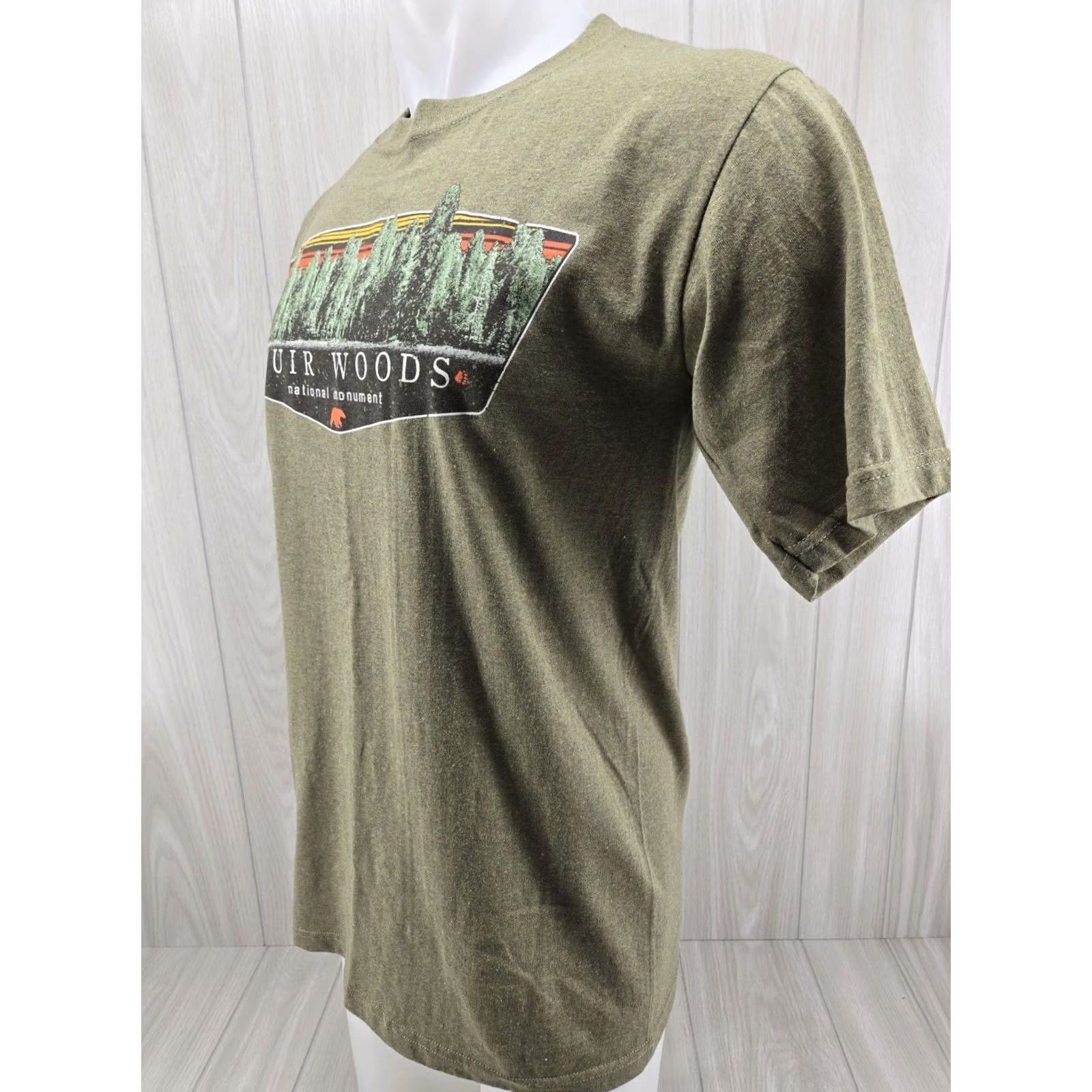 Vintage Muir Woods National Monument Eco Mountain Green T-Shirt Mens L Souvenir Tee Size US L / EU 52-54 / 3 - 3 Thumbnail