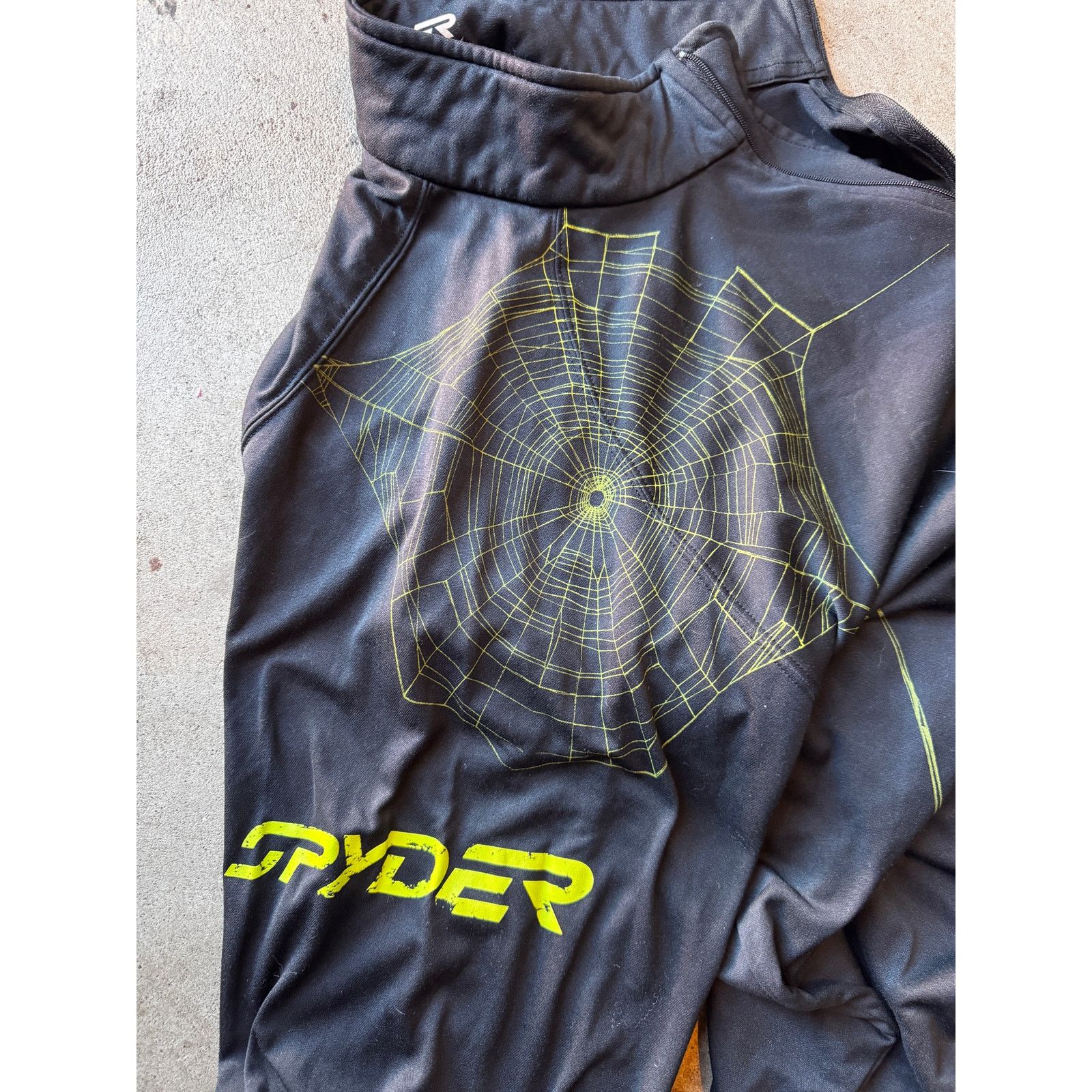 Spyder Spyder Black Webstrong Quarter Zip Shirt (L) Size US L / EU 52-54 / 3 - 6 Thumbnail