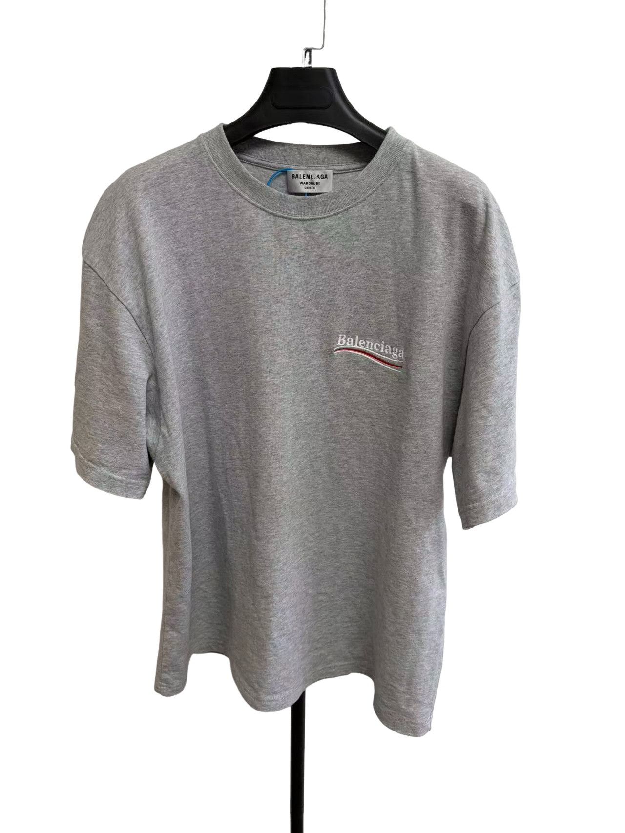Balenciaga Balenciaga Political Logo Embroidery T-Shirt S Size US S / EU 44-46 / 1 - 1 Thumbnail