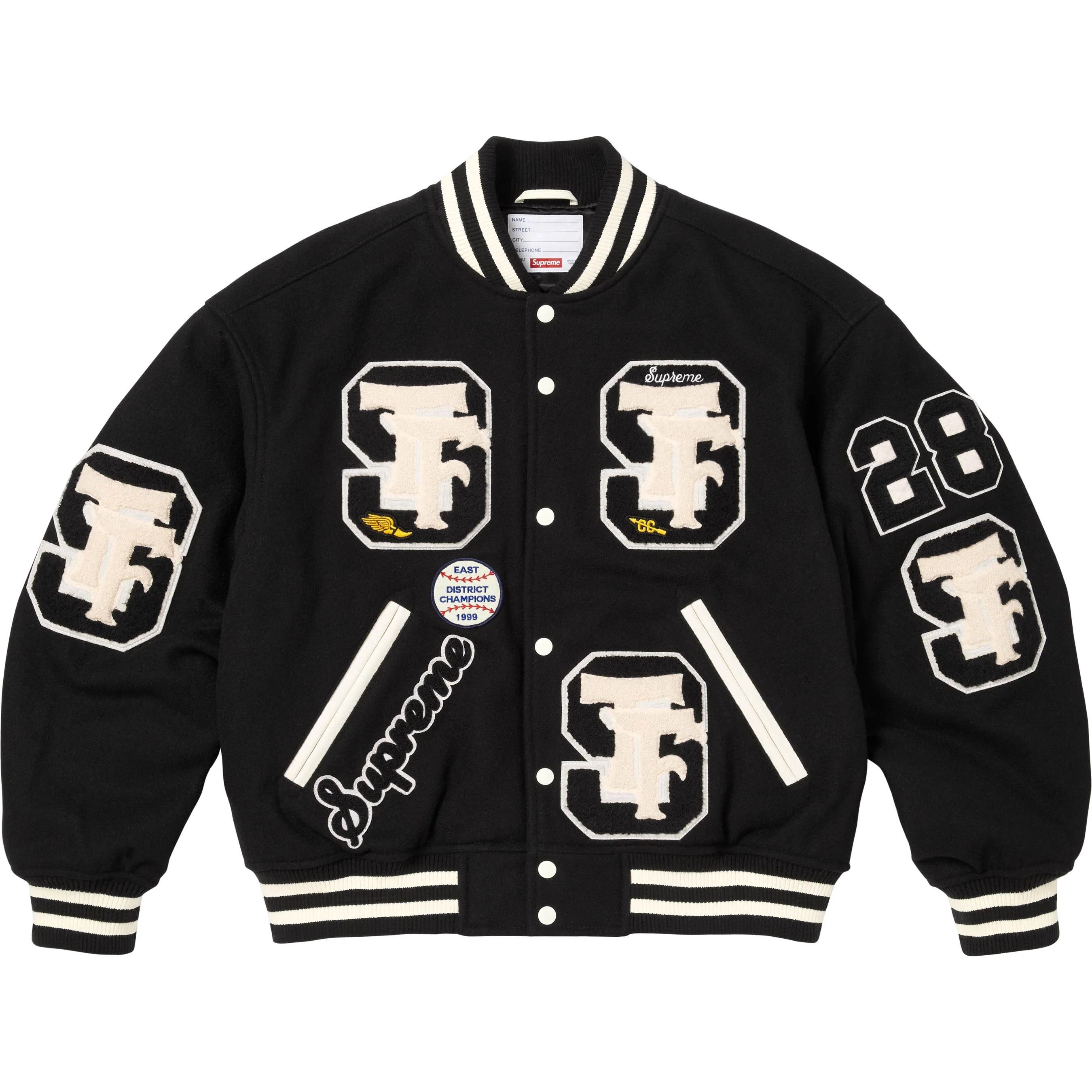 Supreme Supreme Drill Team Varsity Jacket Size US S / EU 44-46 / 1 - 1 Thumbnail