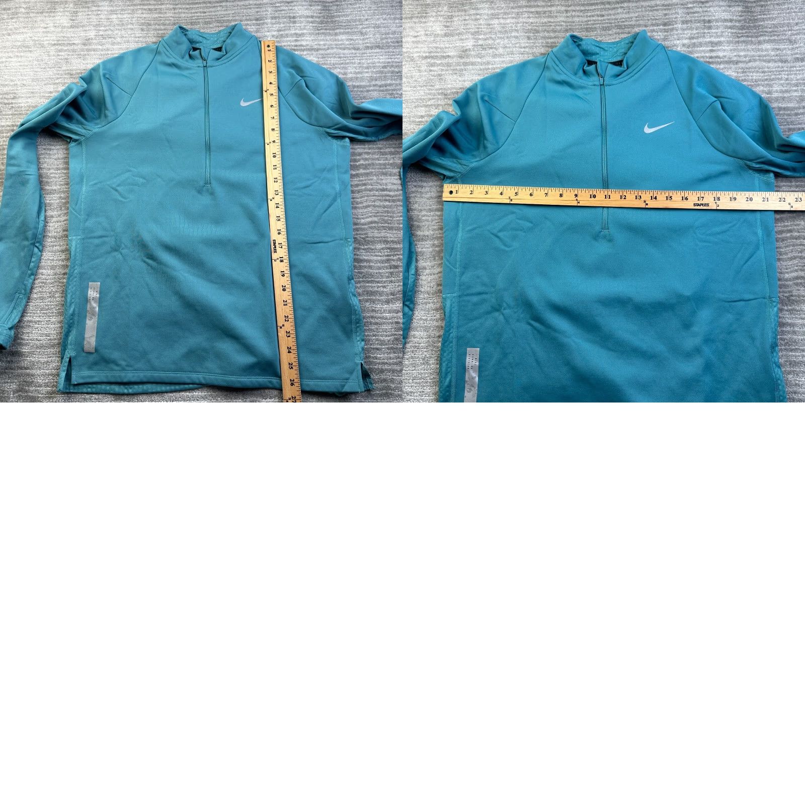Nike Nike Sweater Mens Large Half Zip Blue Pullover Therma Fit All Seasons Lightweight 1/2 Zip Logo casual Mens Size US L / EU 52-54 / 3 - 8 Thumbnail