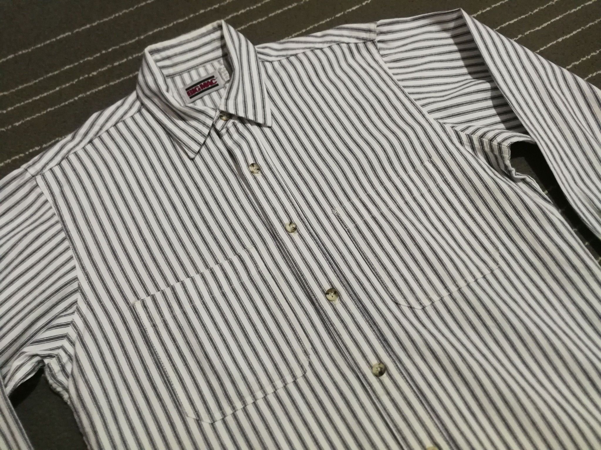 Big Mac × Vintage Vintage BIG MAC usa hickory chambrey M 2073 Size US M / EU 48-50 / 2 - 11 Thumbnail