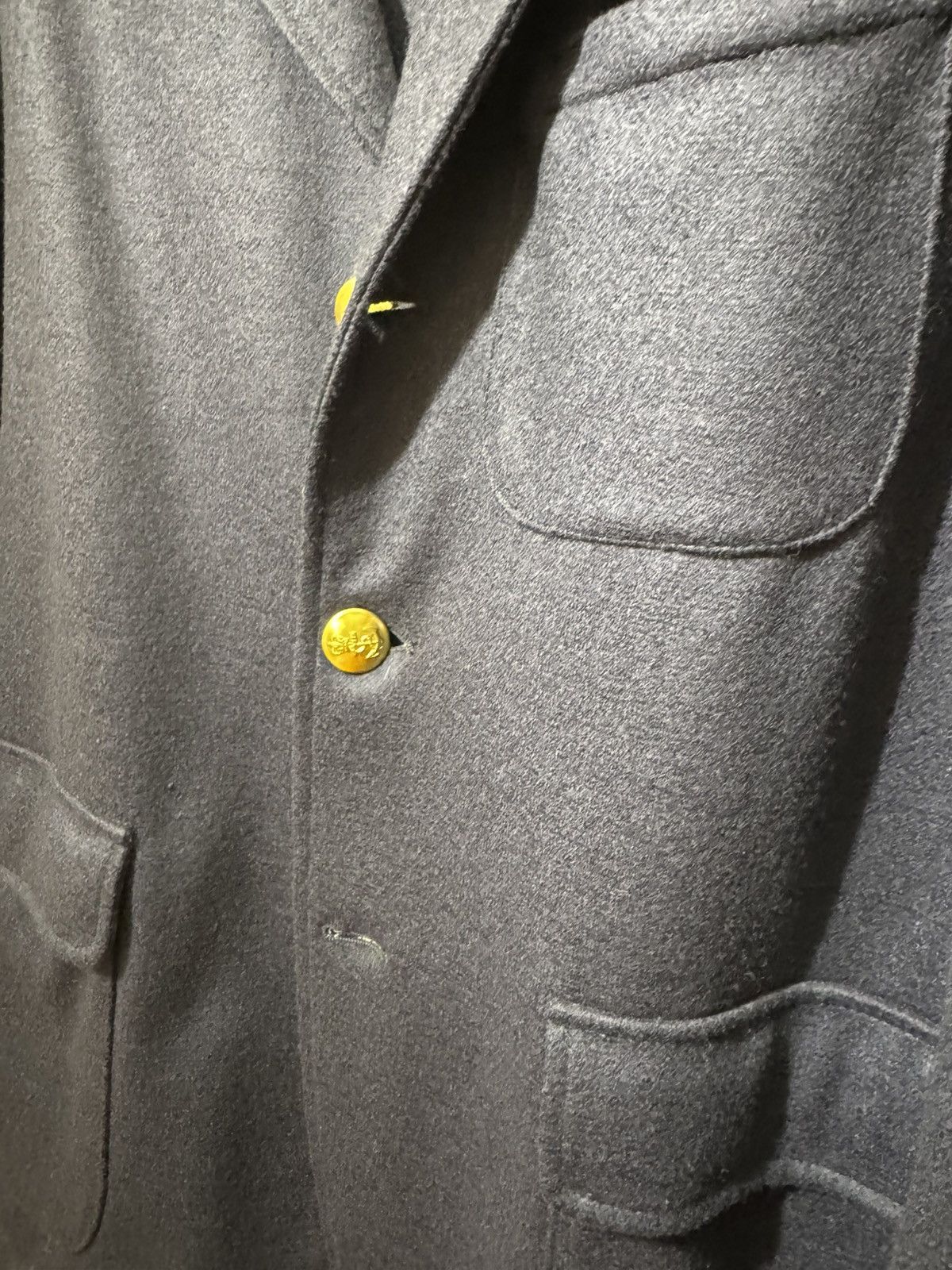 1ST PAT-RN 1STPAT-RN VITTORIO VENETO "MELTON DI MAGLIA" PURE WOOL - XXL Size 44R - 8 Thumbnail
