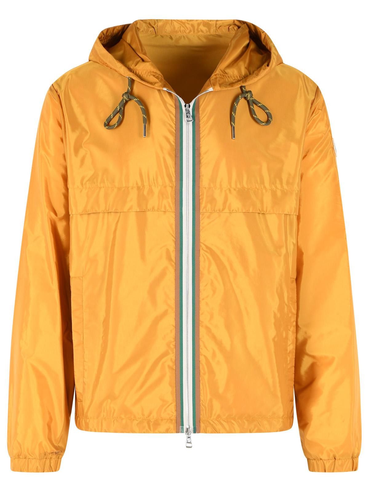 Moncler MONCLER 'Nidge' Yellow Polyamide Hooded Jacket Size US S / EU 44-46 / 1 - 1 Thumbnail