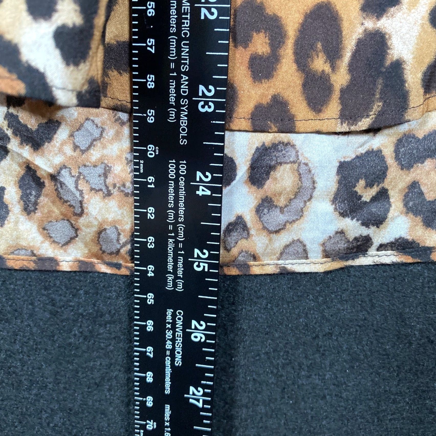 Express Express Blouse Womens Brown Cheetah Print V-Neck Cap Sleeve Stretch Small Size S / US 4 / IT 40 - 7 Thumbnail