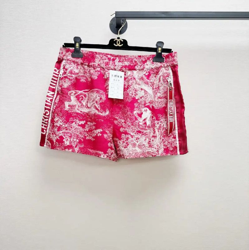 Dior Dior Summer Red Women's Shorts 0089 Size 23" - 1 Thumbnail