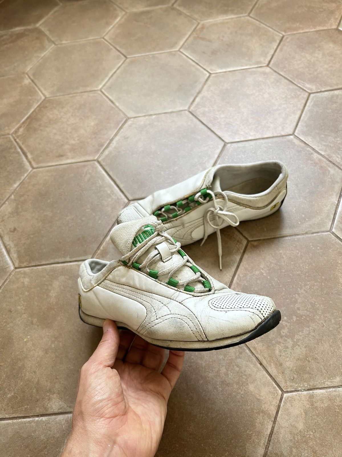 Ferrari × Puma VINTAGE PUMA FERRARI Y2K LEATHER SNEAKERS Size US 8 / IT 38 - 2 Thumbnail