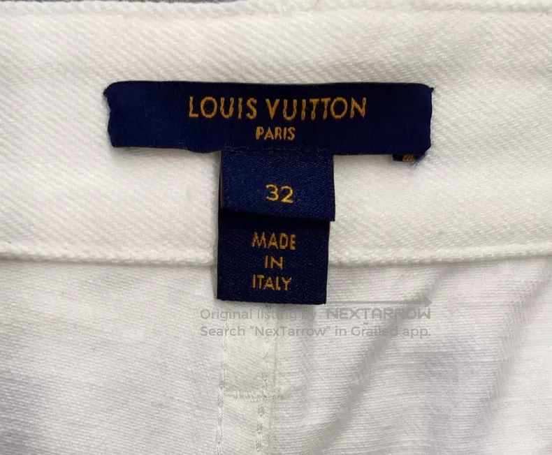 Louis Vuitton Louis Vuitton Adornment paneled denim shorts Size 31" - 5 Thumbnail