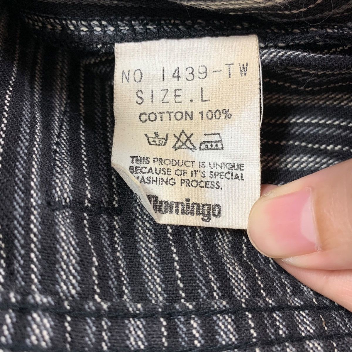 Japanese Brand DOMINGO Stripe flare denim pants Size US 28 / EU 44 - 22 Thumbnail
