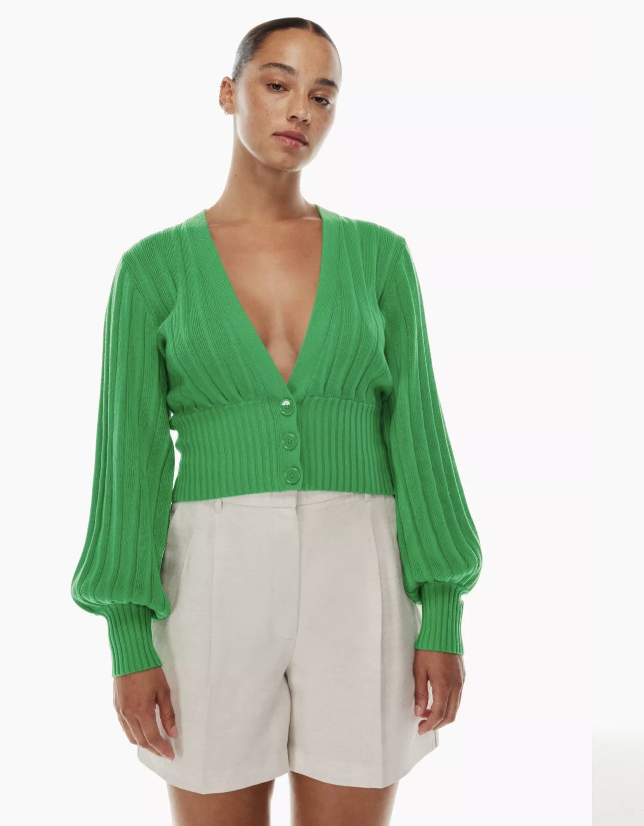 Aritzia ARITZIA - Wilfred Plunge Front Cardigan Size M / US 6-8 / IT 42-44 - 9 Thumbnail