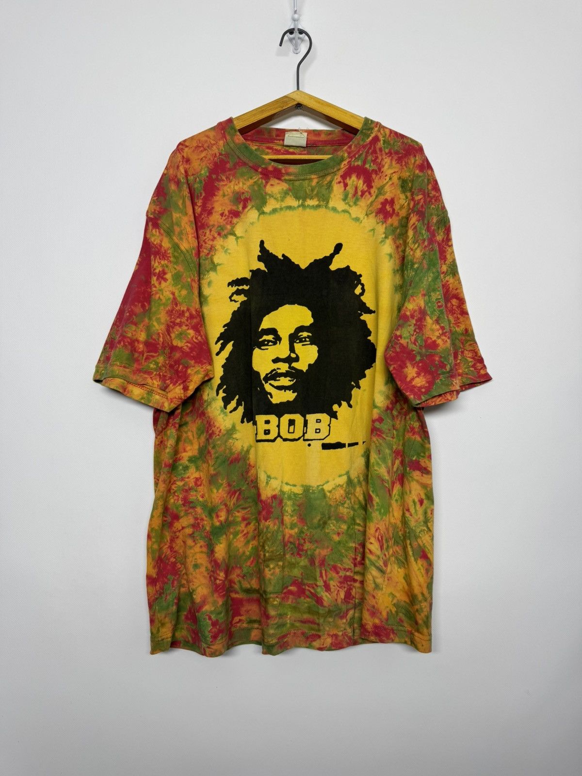 Bob Marley Vintage 00s Bob Marley Jamaica one love one heart tshirt Size US XL / EU 56 / 4 - 1 Thumbnail