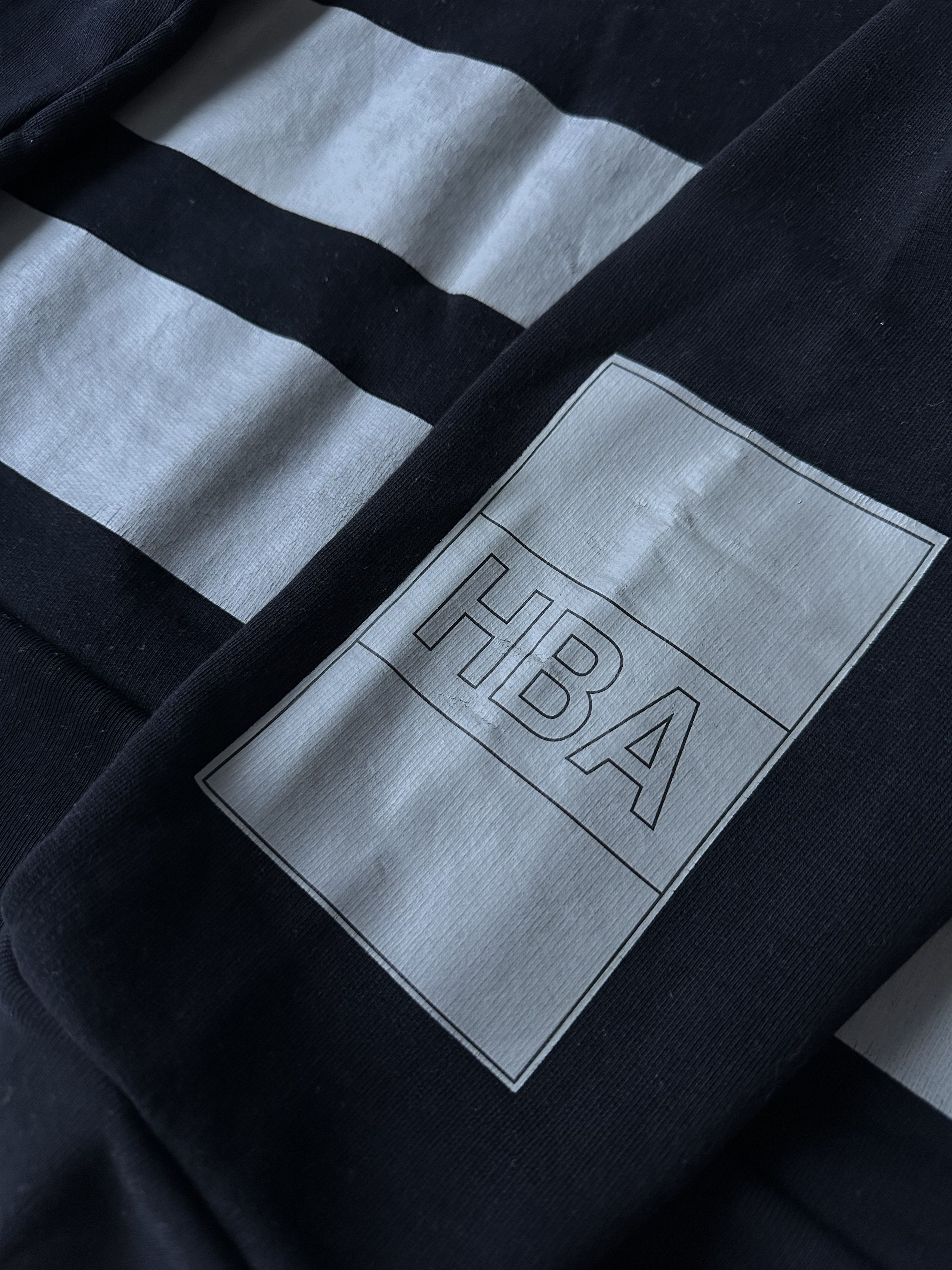 Hood By Air 2013 HBA Stripes Crewneck Black/Grey 69 Size US L / EU 52-54 / 3 - 4 Thumbnail